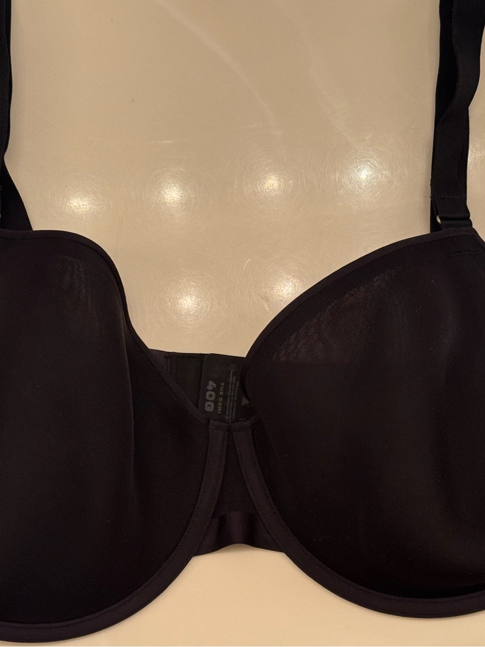 CUUP The Demi Black mesh Seamless Underwire T-Shirt Bra